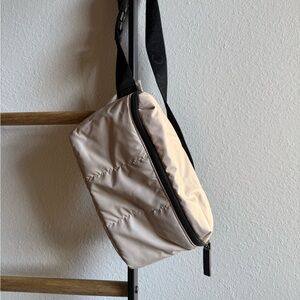 Calpak Beige Puffer Crossbody Bag